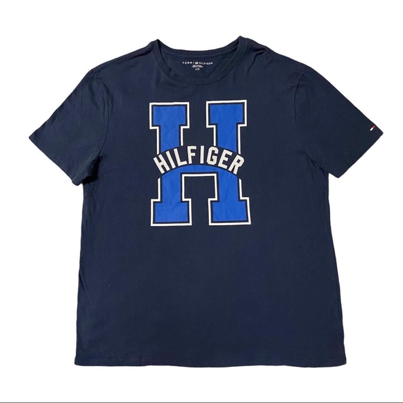 Tommy Hilfiger Other - SOLD! TOMMY HILFIGER Mens Navy Short Sleeve Tshirt Sz L